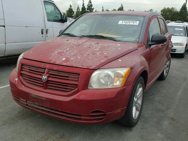 1B3CB4HA1AD664511 - 2010 DODGE CALIBER SX RED photo 2