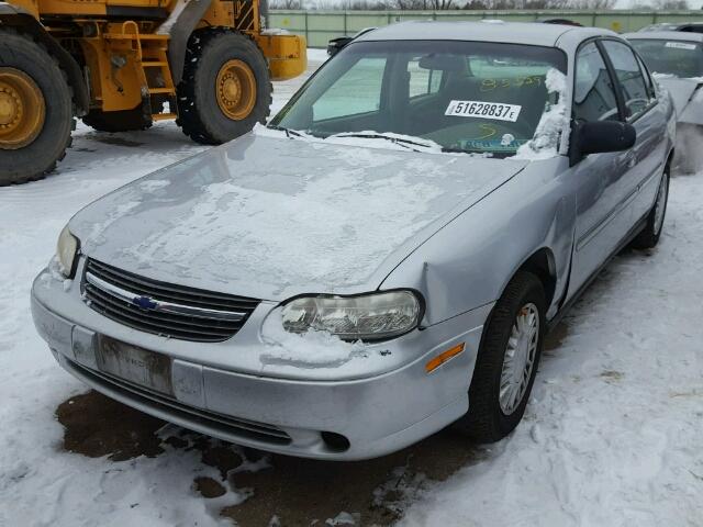 1G1ND52J73M675590 - 2003 CHEVROLET MALIBU SILVER photo 2