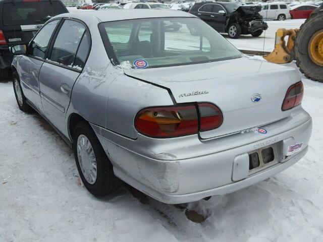 1G1ND52J73M675590 - 2003 CHEVROLET MALIBU SILVER photo 3