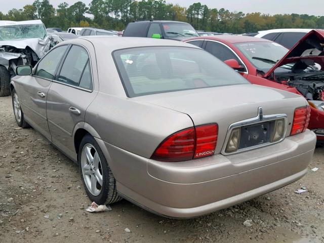1LNHM87A4YY912305 - 2000 LINCOLN LS 金色 照片 3