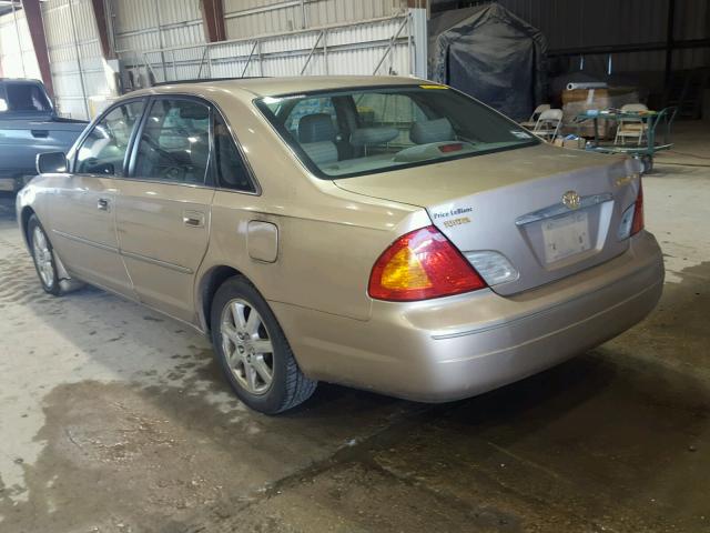 4T1BF28B81U155264 - 2001 TOYOTA AVALON XL BROWN photo 3