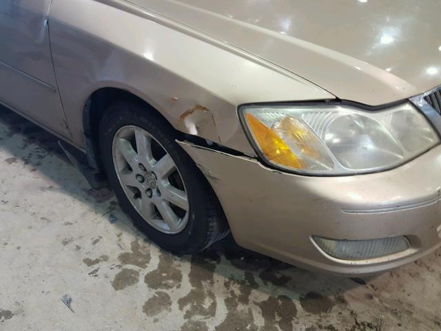 4T1BF28B81U155264 - 2001 TOYOTA AVALON XL BROWN photo 9