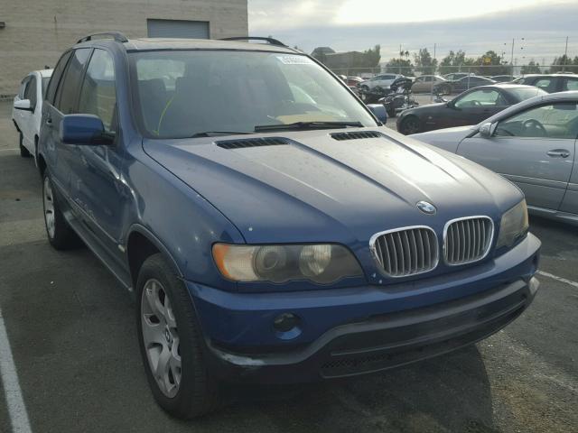 WBAFB3344YLH01526 - 2000 BMW X5 4.4I BLUE photo 1