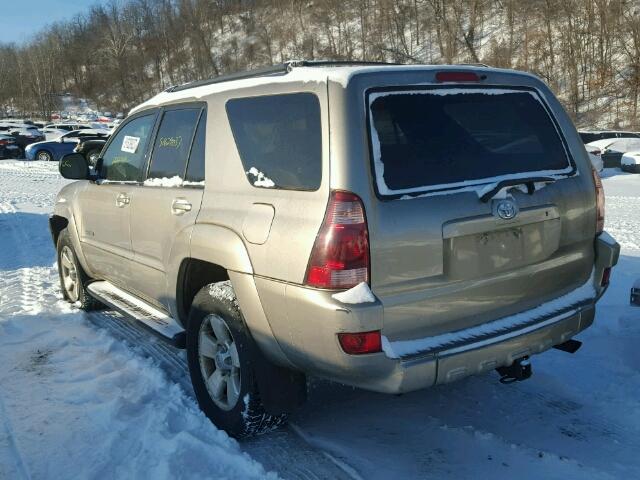 JTEBU14RX40039773 - 2004 TOYOTA 4RUNNER SR GOLD photo 3