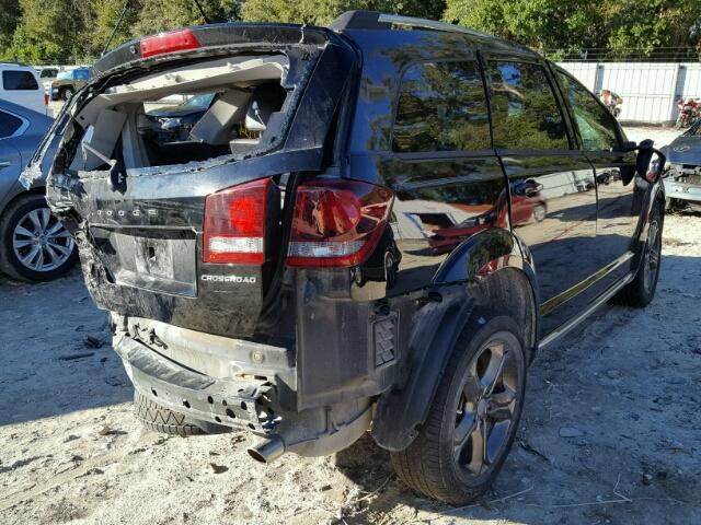 3C4PDCGG9FT600163 - 2015 DODGE JOURNEY CR BLACK photo 4