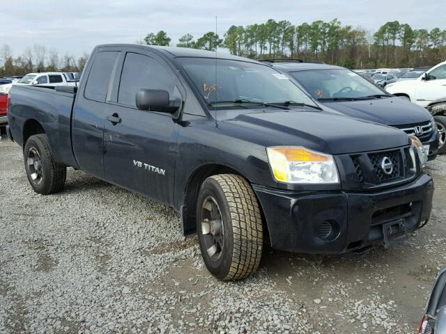 1N6BA06A28N359478 - 2008 NISSAN TITAN XE BLACK photo 1