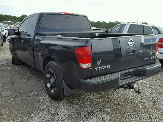 1N6BA06A28N359478 - 2008 NISSAN TITAN XE BLACK photo 3