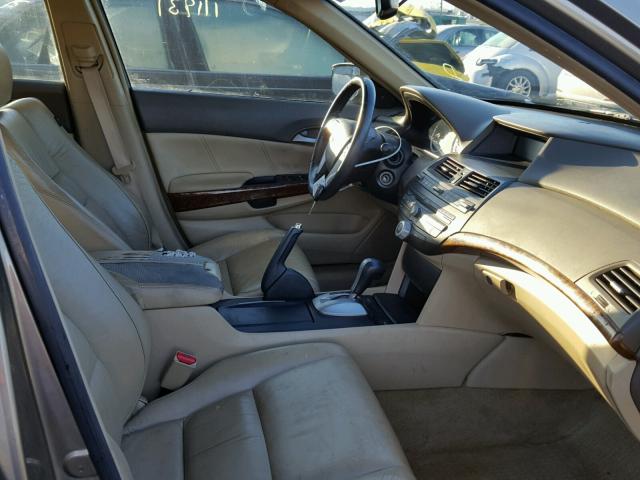 1HGCP26898A070315 - 2008 HONDA ACCORD EXL GOLD photo 5