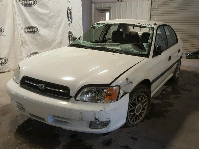 4S3BE635517214737 - 2001 SUBARU LEGACY L WHITE photo 2