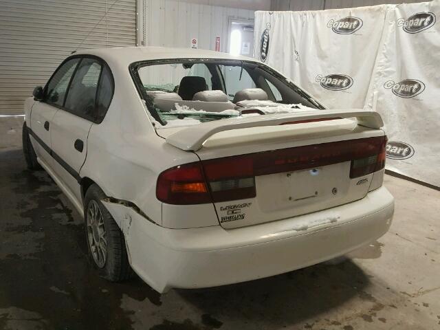 4S3BE635517214737 - 2001 SUBARU LEGACY L WHITE photo 3