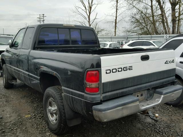 3B7HF13Z8TG152917 - 1996 DODGE RAM 1500 BLACK photo 3