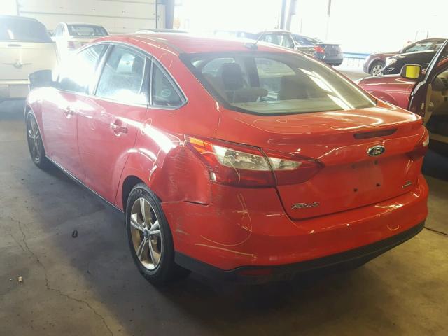 1FADP3F20EL161872 - 2014 FORD FOCUS SE RED photo 3