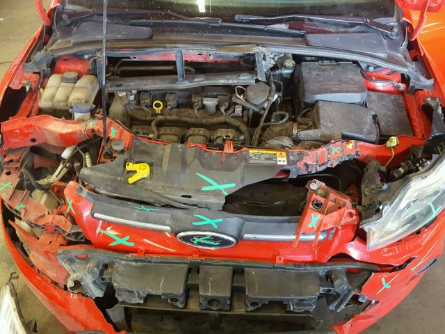 1FADP3F20EL161872 - 2014 FORD FOCUS SE RED photo 7