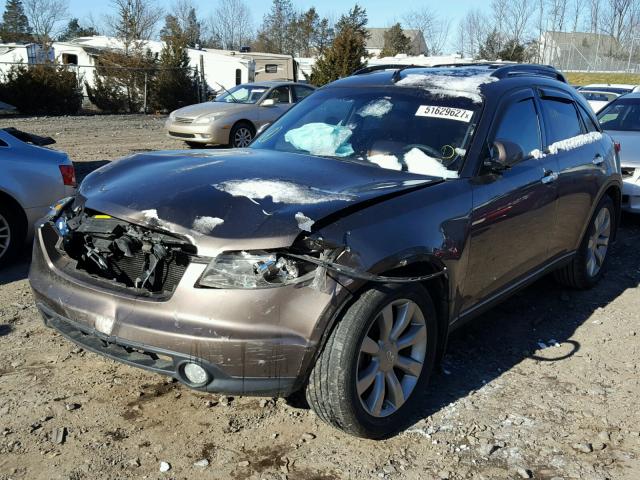 JNRAS08W83X201633 - 2003 INFINITI FX35 BROWN photo 2