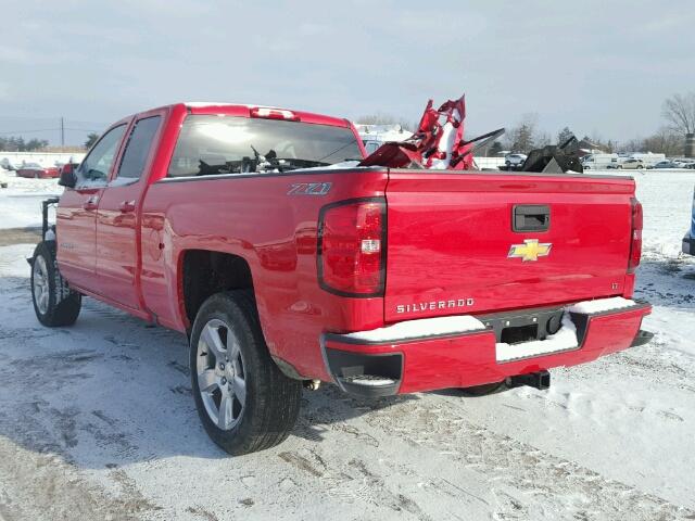 1GCVKREC7HZ176168 - 2017 CHEVROLET SILVERADO RED photo 3