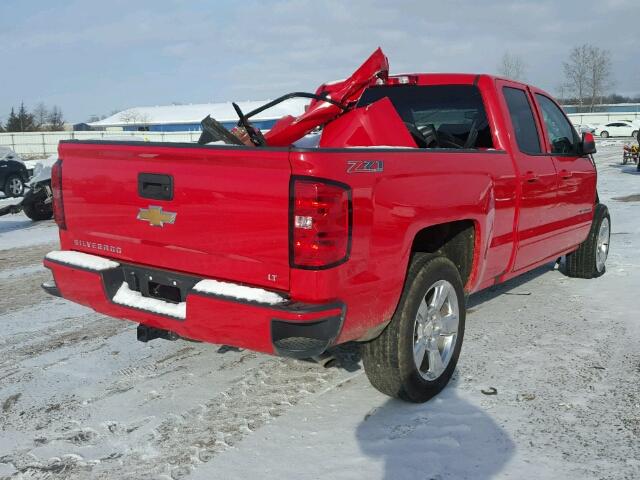 1GCVKREC7HZ176168 - 2017 CHEVROLET SILVERADO RED photo 4