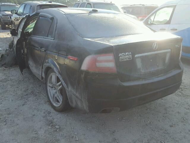 19UUA66297A047432 - 2007 ACURA TL BLACK photo 3