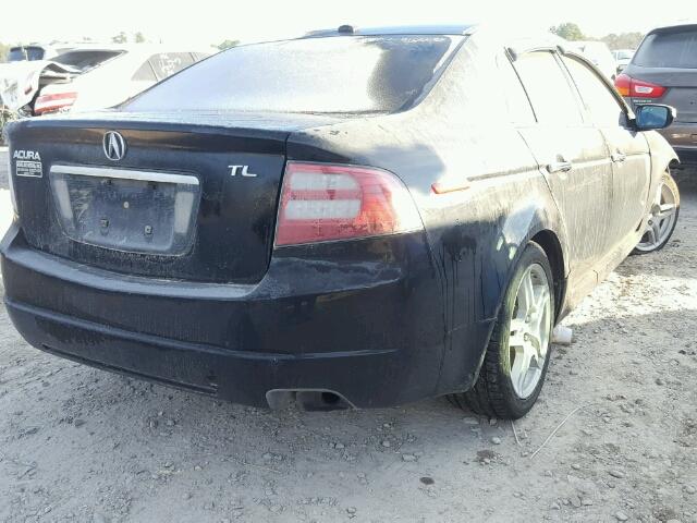 19UUA66297A047432 - 2007 ACURA TL BLACK photo 4