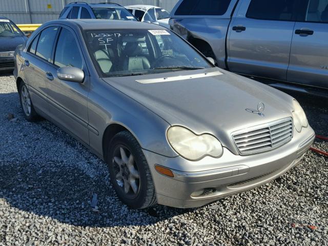 WDBRF61J73F386724 - 2003 MERCEDES-BENZ C 240 SILVER photo 1