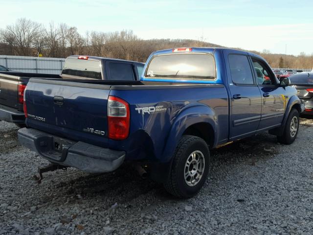 5TBDT44116S534612 - 2006 TOYOTA TUNDRA DOU BLUE photo 4