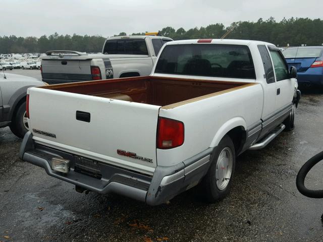 1GTCS19W7V8524534 - 1997 GMC SONOMA WHITE photo 4