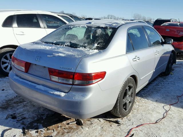 1HGCM56874A067885 - 2004 HONDA ACCORD EX SILVER photo 4