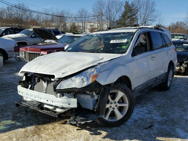 4S4BRBKC3D3284807 - 2013 SUBARU OUTBACK 2. WHITE photo 2