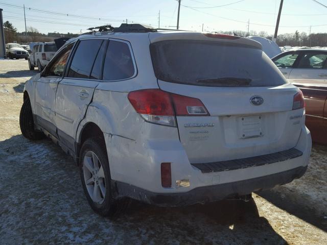 4S4BRBKC3D3284807 - 2013 SUBARU OUTBACK 2. WHITE photo 3