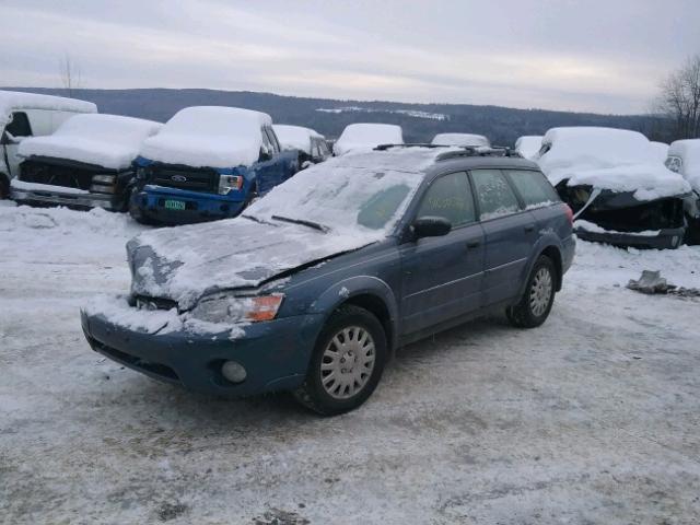 4S4BP61C067361207 - 2006 SUBARU LEGACY OUT BLUE photo 2