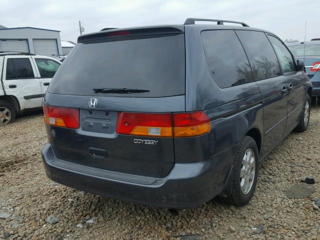 5FNRL18764B066730 - 2004 HONDA ODYSSEY EX GREEN photo 4