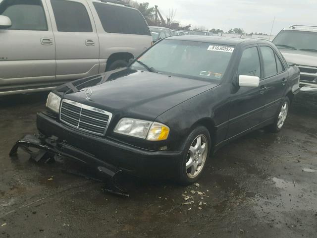 WDBHA29G6YA813441 - 2000 MERCEDES-BENZ C 280 BLACK photo 2