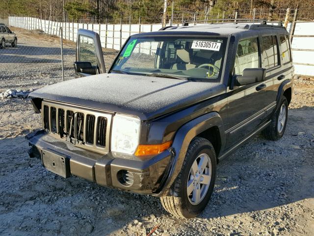 1J8HH48N26C157208 - 2006 JEEP COMMANDER GREEN photo 2