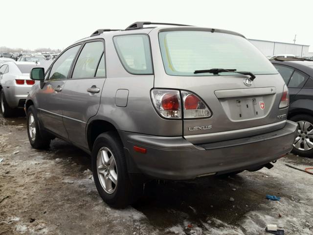 JTJHF10U710185303 - 2001 LEXUS RX 300 GRAY photo 3