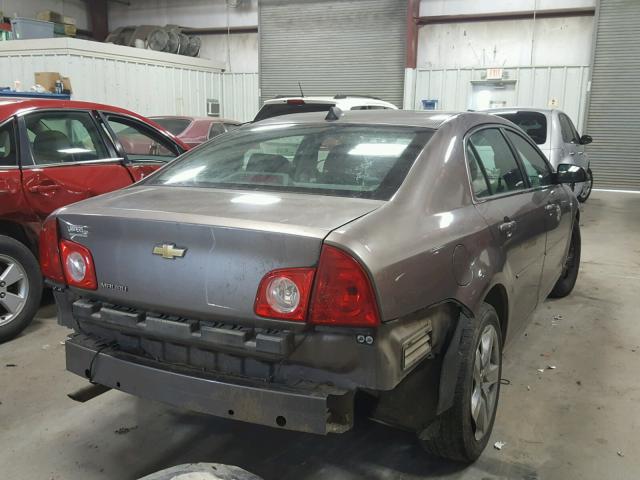 1G1ZB5E0XCF307662 - 2012 CHEVROLET MALIBU LS BROWN photo 4