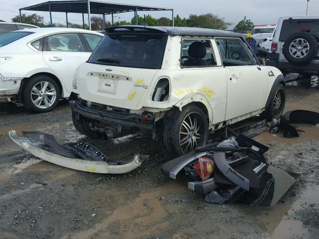 WMWMF7C54ATZ68986 - 2010 MINI COOPER S CREAM photo 4