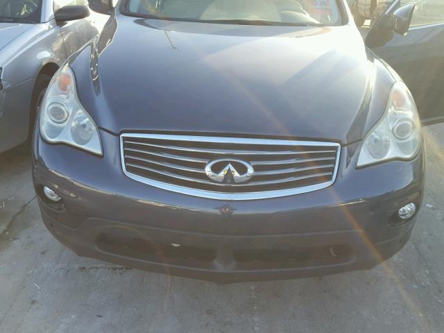 JNKAJ09F08M356542 - 2008 INFINITI EX35 BASE BLUE photo 7