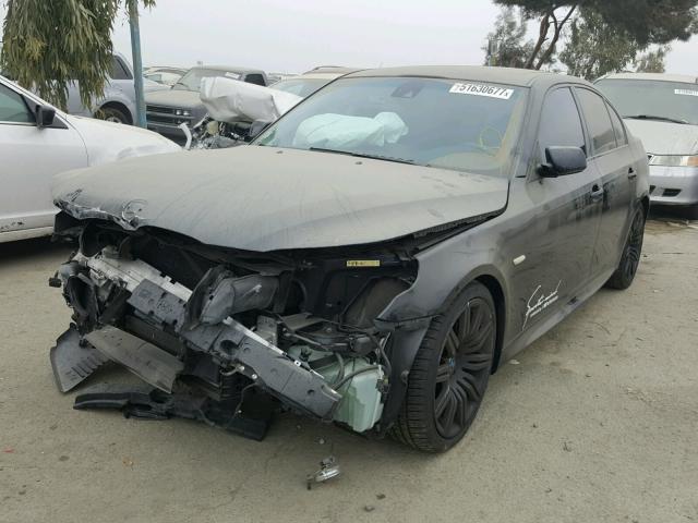 WBANW53509CT55817 - 2009 BMW 550 I BLACK photo 2