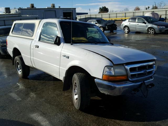 1FTYR10C0XUB44076 - 1999 FORD RANGER WHITE photo 1