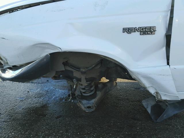 1FTYR10C0XUB44076 - 1999 FORD RANGER WHITE photo 9