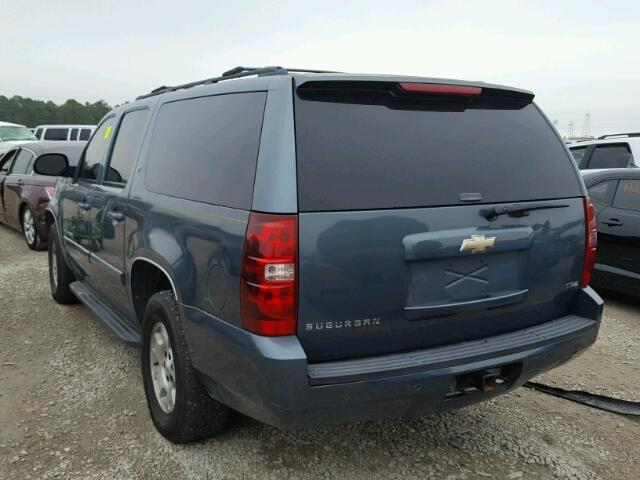 1GNFC16058R176572 - 2008 CHEVROLET SUBURBAN C BLUE photo 3