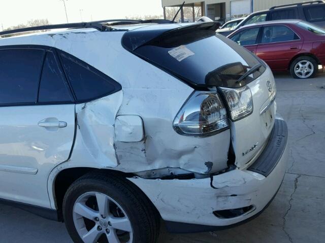 2T2GK31U37C024669 - 2007 LEXUS RX 350 WHITE photo 9