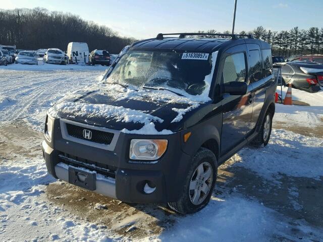 5J6YH28685L006726 - 2005 HONDA ELEMENT EX BLACK photo 2