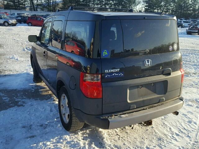 5J6YH28685L006726 - 2005 HONDA ELEMENT EX BLACK photo 3