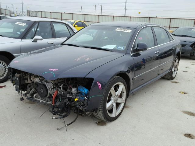 WAUMV94E29N005226 - 2009 AUDI A8 L QUATT BLUE photo 2