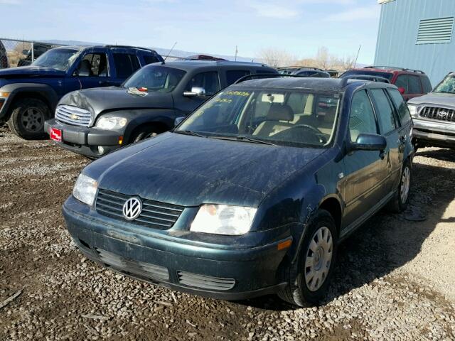 WVWRK61J93W335948 - 2003 VOLKSWAGEN JETTA GL GREEN photo 2