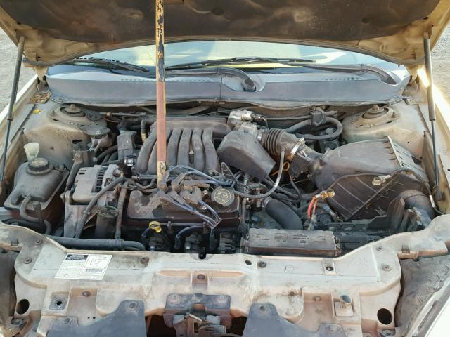 1FAFP55201G242556 - 2001 FORD TAURUS SES GOLD photo 7