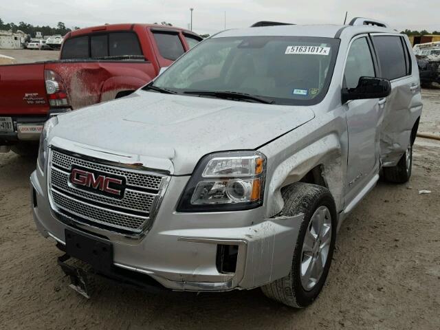 2GKALREK7G6149585 - 2016 GMC TERRAIN DE SILVER photo 2