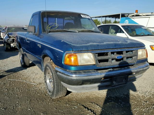 1FTCR10AXPPA12210 - 1993 FORD RANGER GREEN photo 1