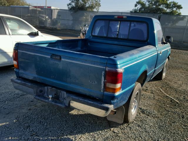 1FTCR10AXPPA12210 - 1993 FORD RANGER GREEN photo 4