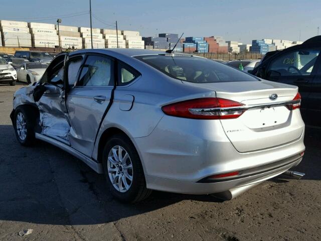 3FA6P0G72HR329387 - 2017 FORD FUSION S WHITE photo 3